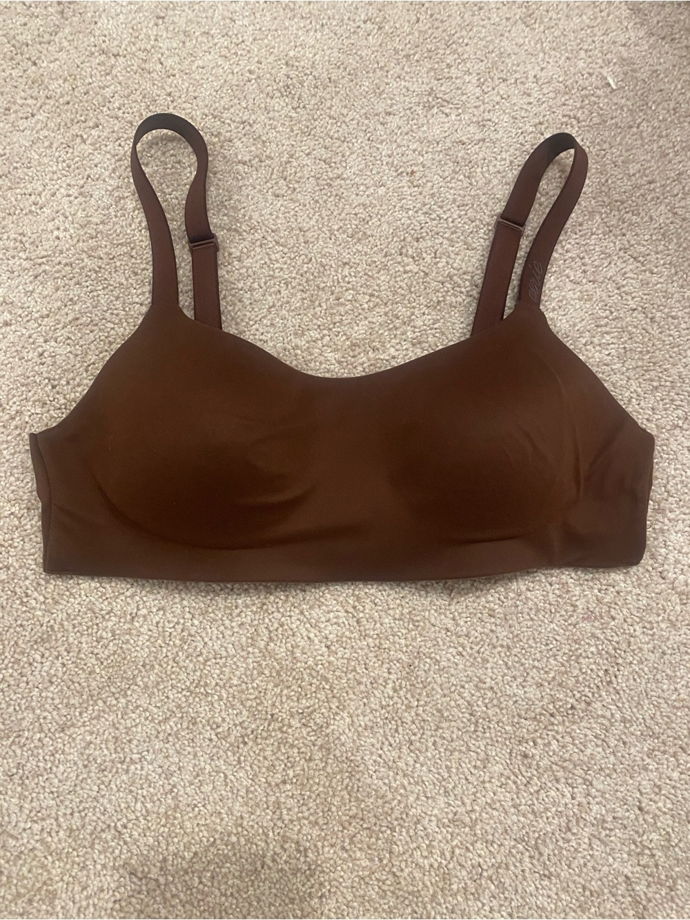aerie Wireless Seamless Bralette in Chocolate Brown